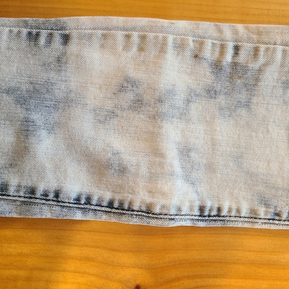 ACID WASH boot cut RIPPED jeans - Picture 9 of 9